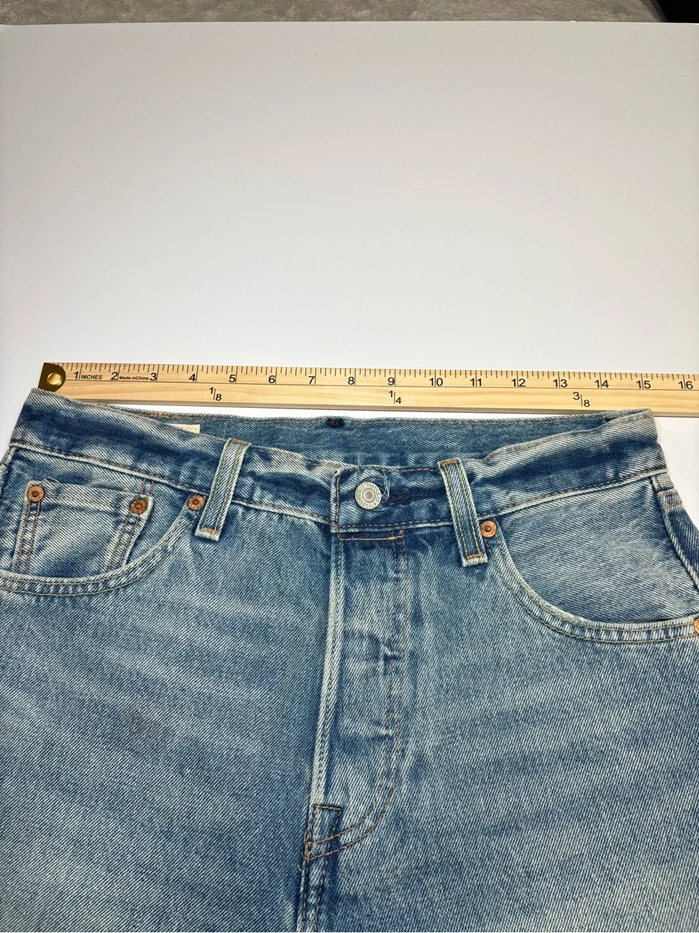 Classic Light Blue Denim Cutoff women’s Shorts